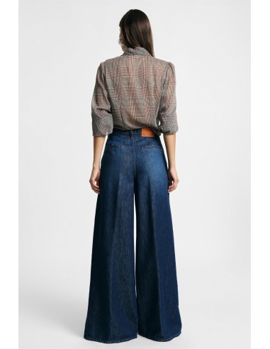 Wijde jeans met plooien en hoge taille Please