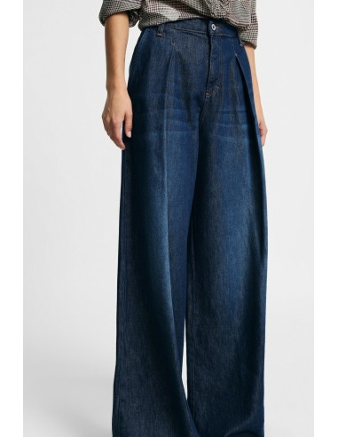 Jean ample à pinces et taille haute, s’il vous plaît