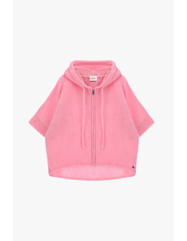 Pull à capuche zippé à manches courtes Dixie