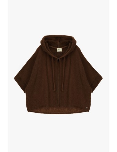 Pull à capuche zippé à manches courtes Dixie