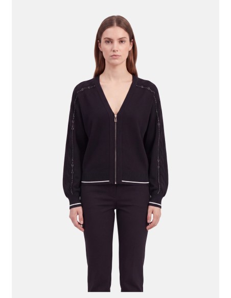 Pull ouvert avec strass Liu Jo