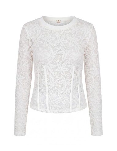 Pull en dentelle et lurex Liu Jo