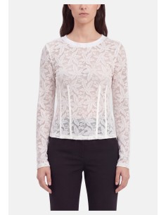Pull en dentelle et lurex Liu Jo
