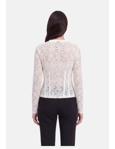 Liu Jo kanten trui met lurex 2
