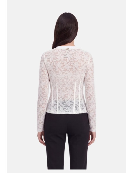 Liu Jo kanten trui met lurex
