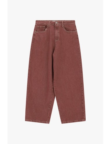 Jean cropped à jambe large, cinq poches Please