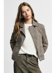 Regular-fit geruit overhemdjack met borstzakken Please
