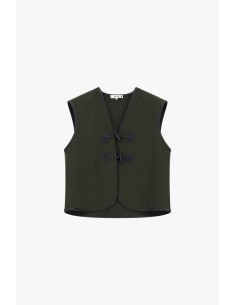Gilet avec fermeture à brandebourgs et bordure contrastante, s’il vous plaît 2