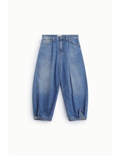 Ballonjeans met plooien en verstelbare zoom, alsjeblieft 2
