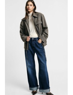 Jeans Ampi A Vita Alta Con Fondo Risvoltato Alstublieft
