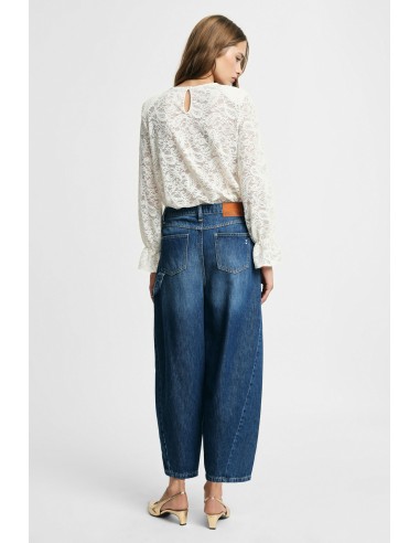 Jean balloon avec zips aux chevilles Please