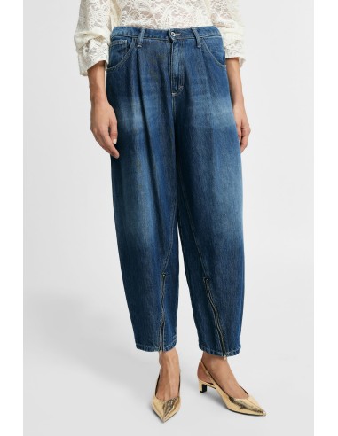 Jean balloon avec zips aux chevilles Please