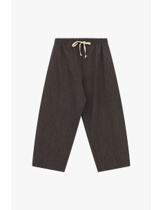 Palazzo-broek met elastische taille en trekkoord alstublieft 2