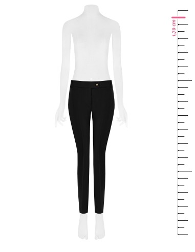 Pantalon droit en tissu technique avec bouton logo Rinascimento