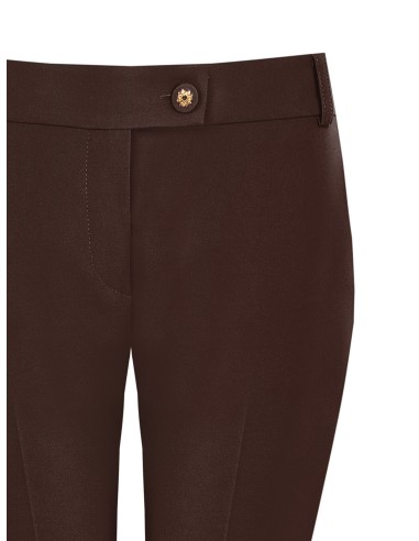 Pantalon droit en tissu technique avec bouton logo Rinascimento