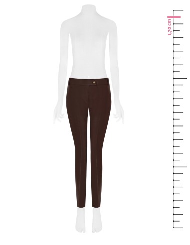 Pantalon droit en tissu technique avec bouton logo Rinascimento