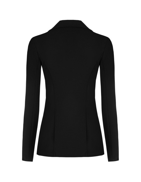 Veste blazer cintrée en scuba crêpe avec boutons assortis Rinascimento