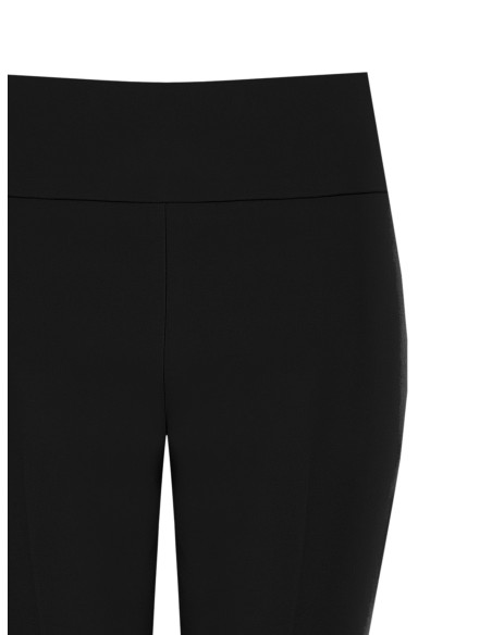 Pantalon évasé en tissu technique avec bande à la taille Rinascimento