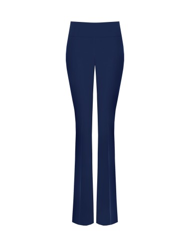 Pantalon évasé en tissu technique avec bande à la taille Rinascimento