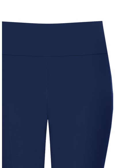 Pantalon évasé en tissu technique avec bande à la taille Rinascimento