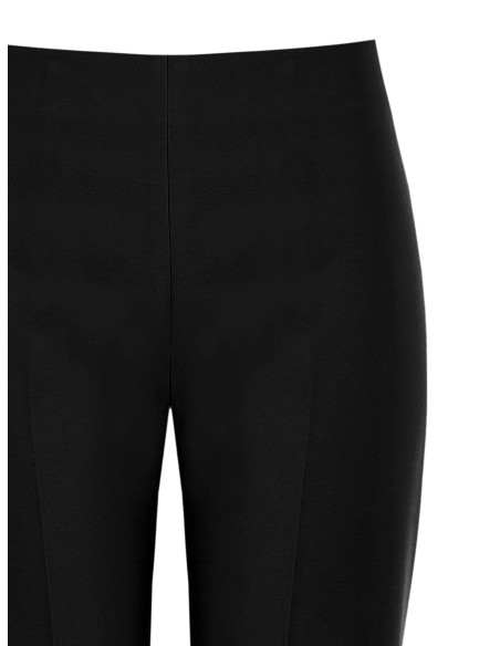 Pantalon évasé en tissu technique avec fermeture éclair latérale Rinascimento