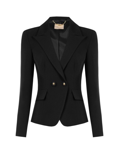 Veste blazer courte cintrée en tissu technique Rinascimento