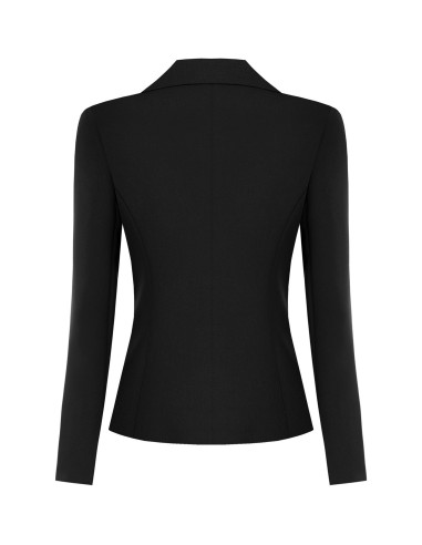 Veste blazer courte cintrée en tissu technique Rinascimento