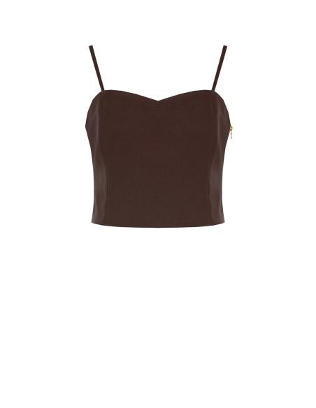 Bandeau-croptop van technische stof van Rinascimento