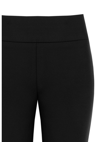 Pantalon évasé en scuba crêpe avec bande à la taille Rinascimento