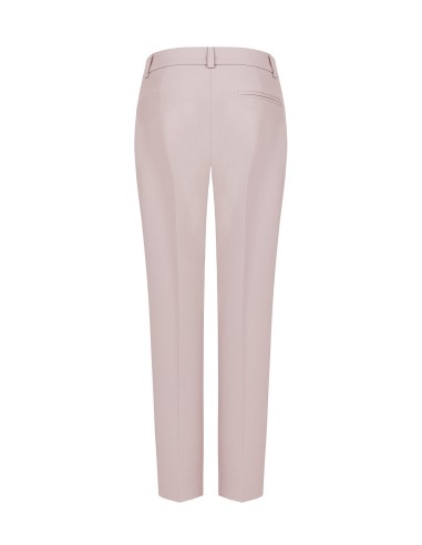 Pantalon cigarette en scuba crêpe avec bouton assorti Rinascimento