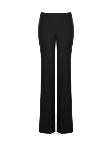 Pantalon large et évasé en tissu cady sans poches Rinascimento