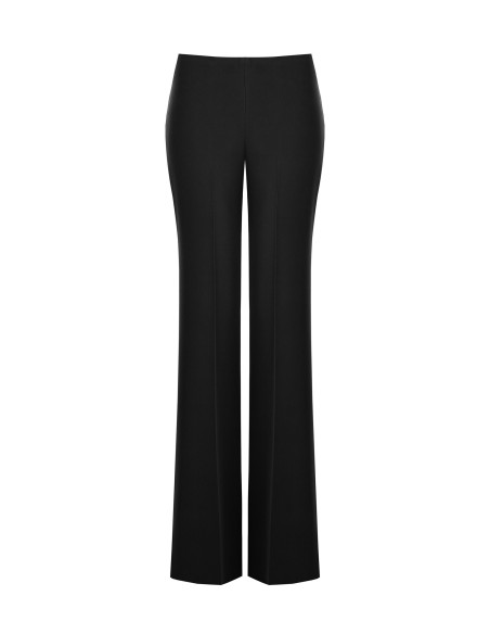Pantalon large et évasé en tissu cady sans poches Rinascimento