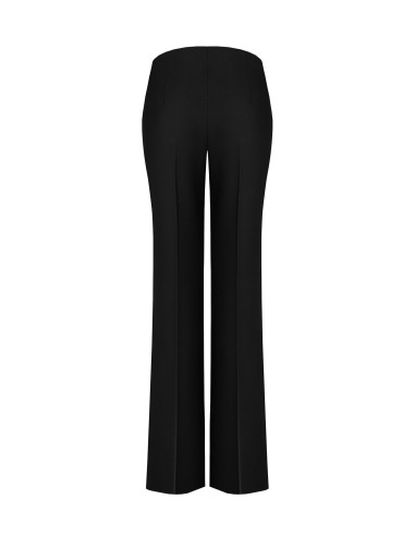 Pantalon large et évasé en tissu cady sans poches Rinascimento