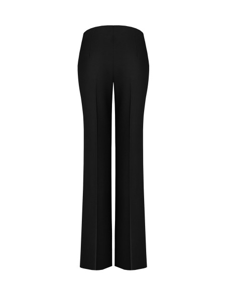 Pantalon large et évasé en tissu cady sans poches Rinascimento