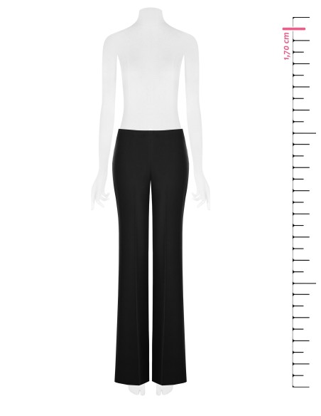 Pantalon large et évasé en tissu cady sans poches Rinascimento
