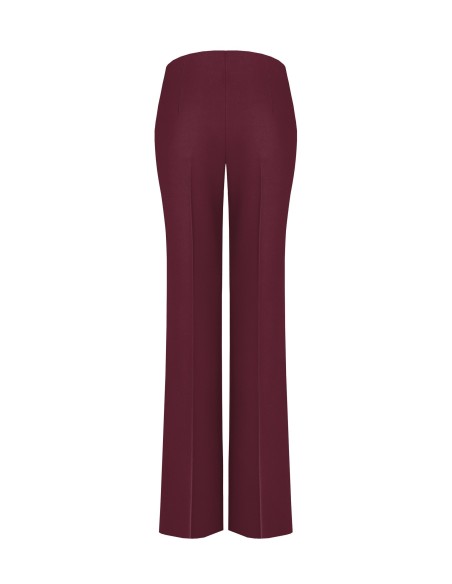 Pantalon large et évasé en tissu cady sans poches Rinascimento