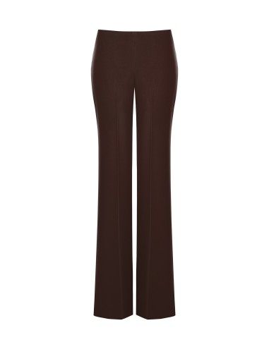 Pantalon large et évasé en tissu cady sans poches Rinascimento