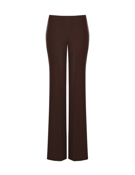 Pantalon large et évasé en tissu cady sans poches Rinascimento