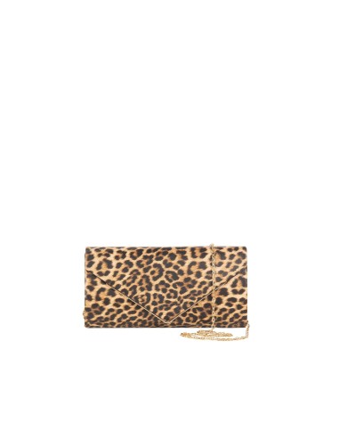 Glitterclutch met metalen detail en kettingschouderriem van Rinascimento