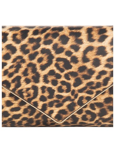 Pochette rigide pailletée avec détail en métal et bandoulière chaîne Rinascimento