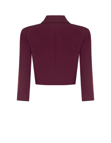 Veste blazer courte ouverte en tissu technique Rinascimento