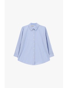 Blouse rayée à manches trois quarts Dixie
