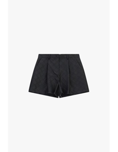 Dixie Shorts met hoge taille en ruitpatroon