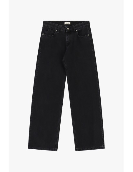 Jeans à jambes larges à cinq poches Dixie