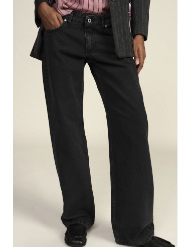 Jeans à jambes larges à cinq poches Dixie
