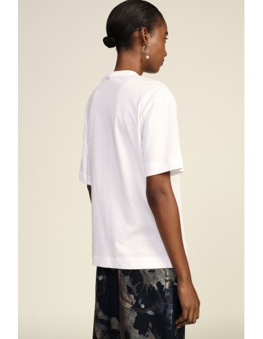 Oversized T-shirt met ronde hals en platenspelerprint Dixie