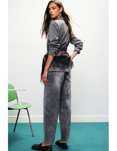 Jean wide leg Dixie avec délavage effet vintage