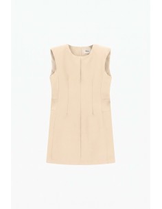 Robe courte sans manches avec fermeture éclair au dos Dixie