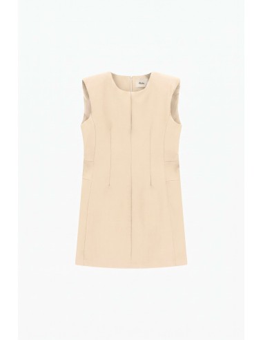 Robe courte sans manches avec fermeture éclair au dos Dixie