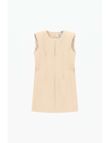 Robe courte sans manches avec fermeture éclair au dos Dixie